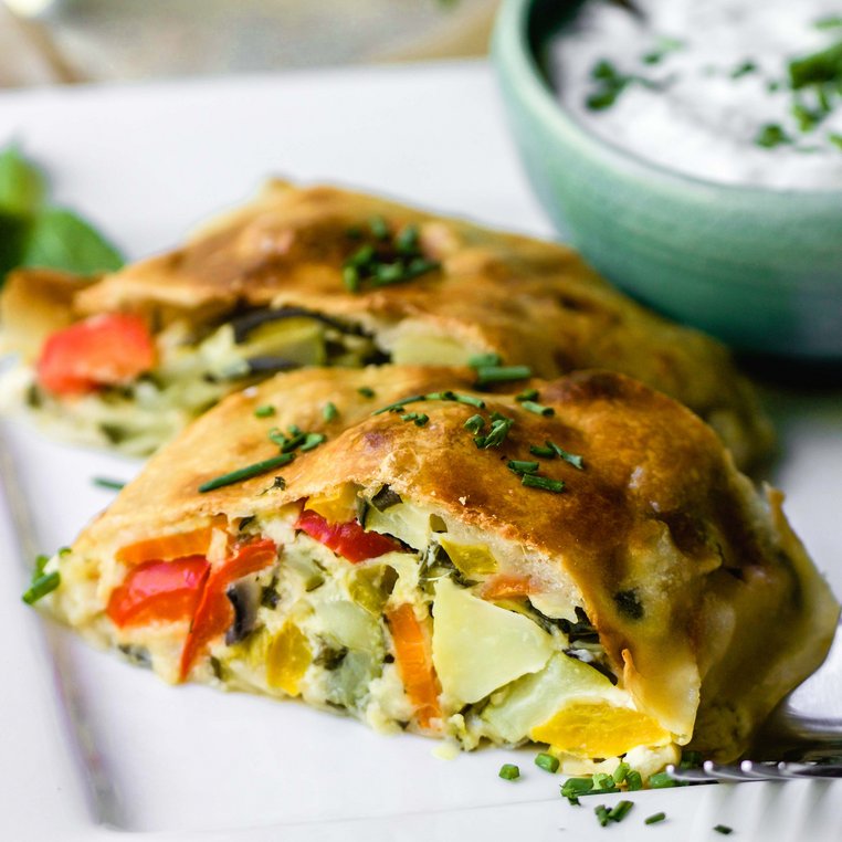 Leckerer Gemüsestrudel | Salzburg Milch