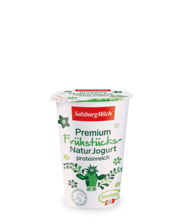 Premium Frühstücks-Natur Jogurt proteinreich von Salzburg Milch